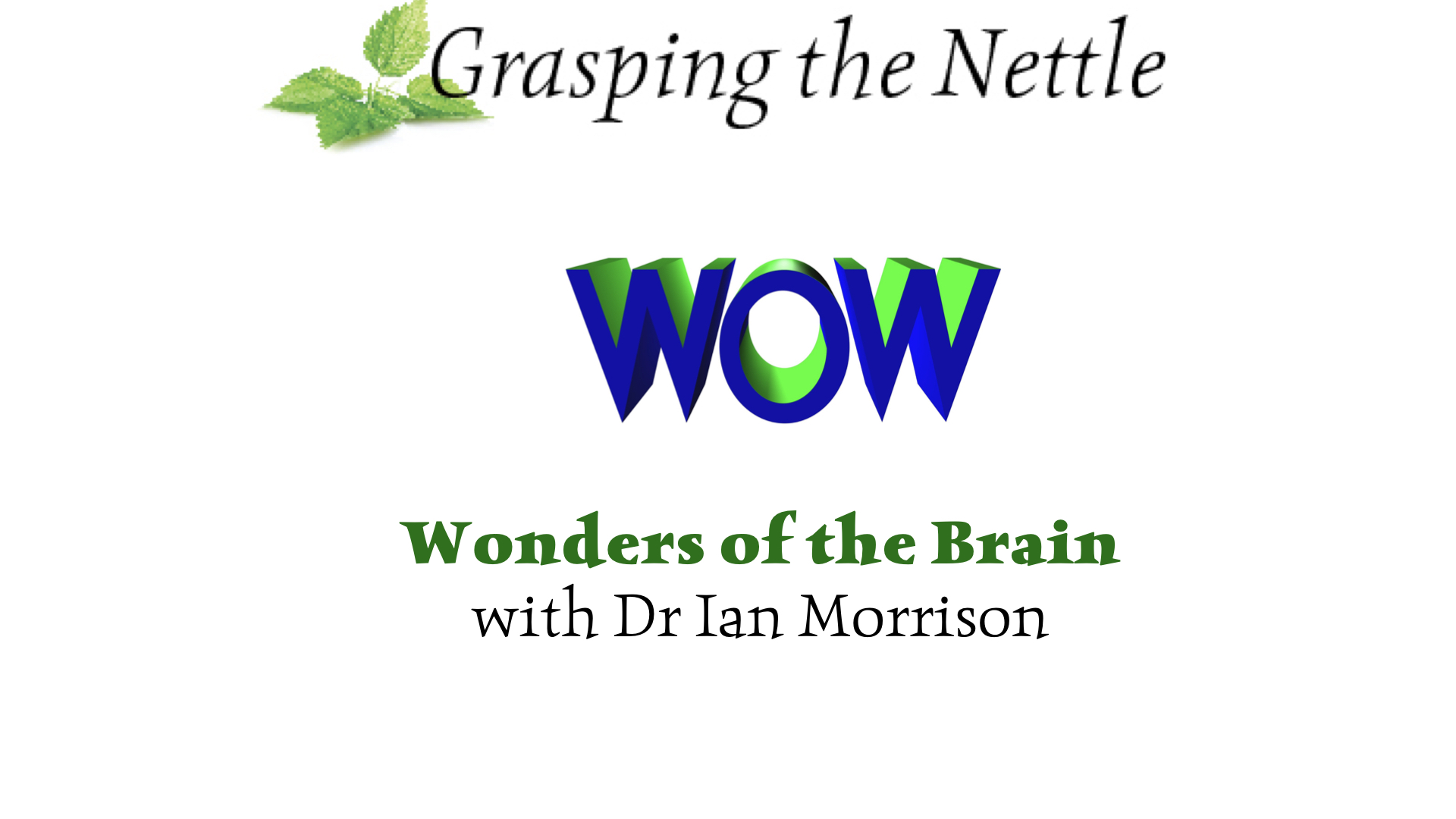 WOW - Wonders of the Brain